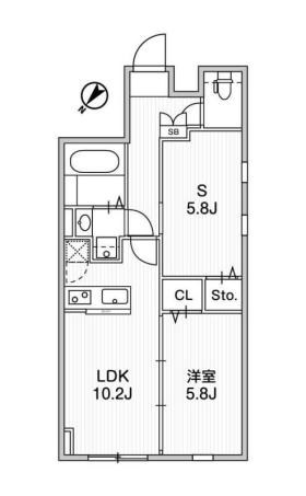 Aglaia千石Deux 間取り
