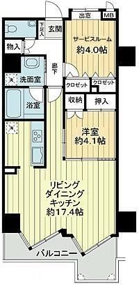 アエリア三軒茶屋 間取り