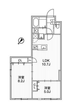 Aglaia千石Deux 間取り