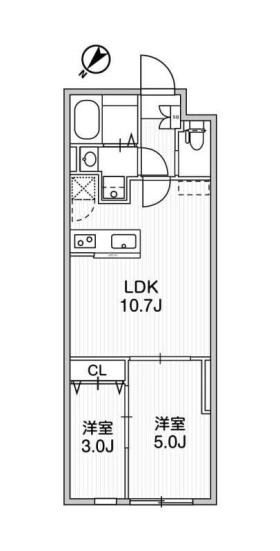 Aglaia千石Deux 間取り