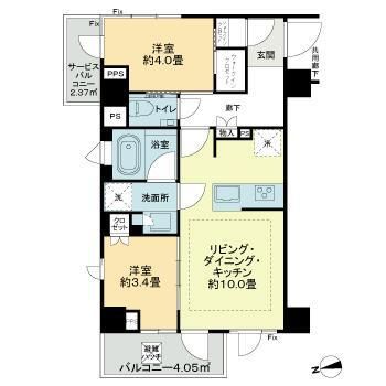 ピアース四谷Hills 間取り