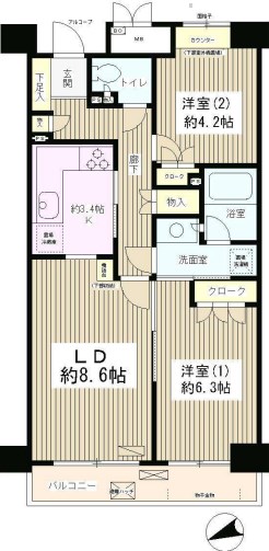 高田馬場パーク・ホームズ 間取り