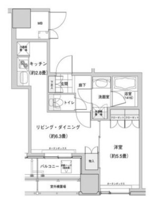 ウエストパークタワー池袋 間取り