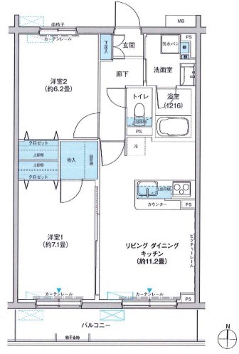 SYNCHRONICITY　Musashino 間取り
