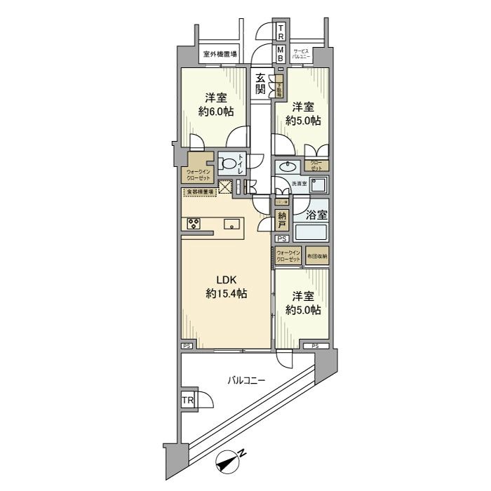 ディアスタ鷺沼 間取り