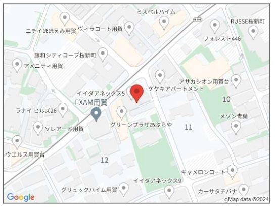 イイダアネックスⅤ 地図（共通）