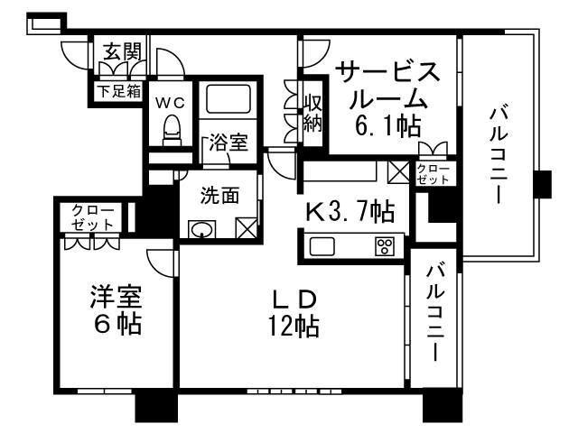 H-スクエア吉祥寺南町 間取り