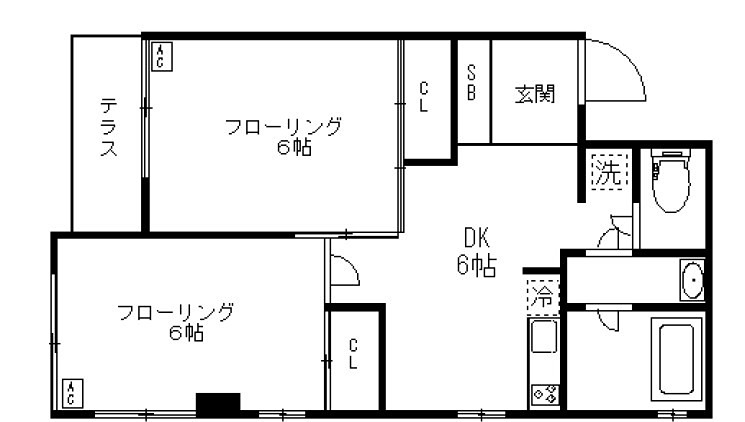 サニークレスト初台 間取り