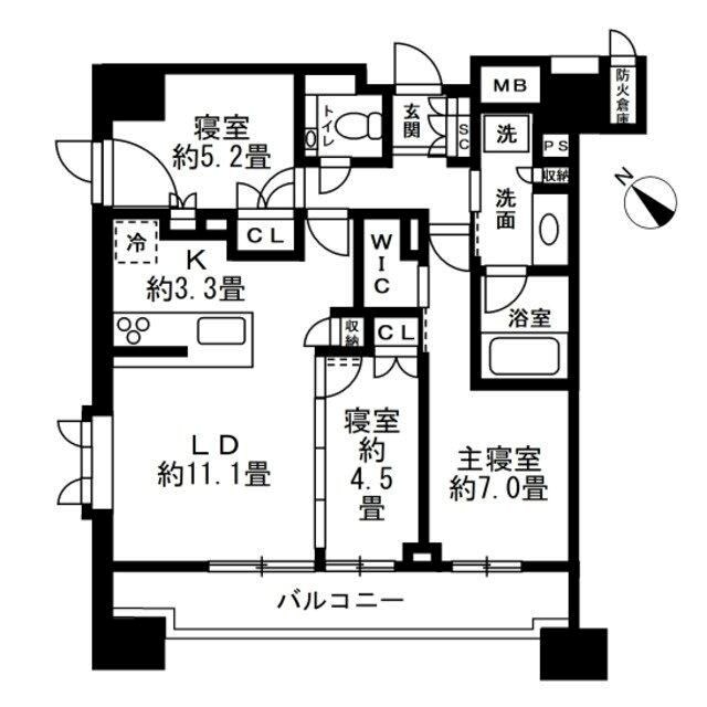 ドレッセ都立大学 間取り