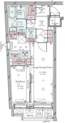 コンシェリア目黒本町 THE RESIDENCE 間取り