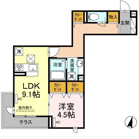 エクセリア上鷺宮Ⅱ 間取り