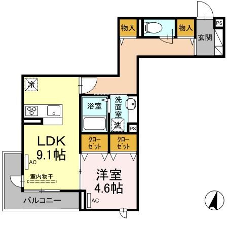 エクセリア上鷺宮Ⅱ 間取り