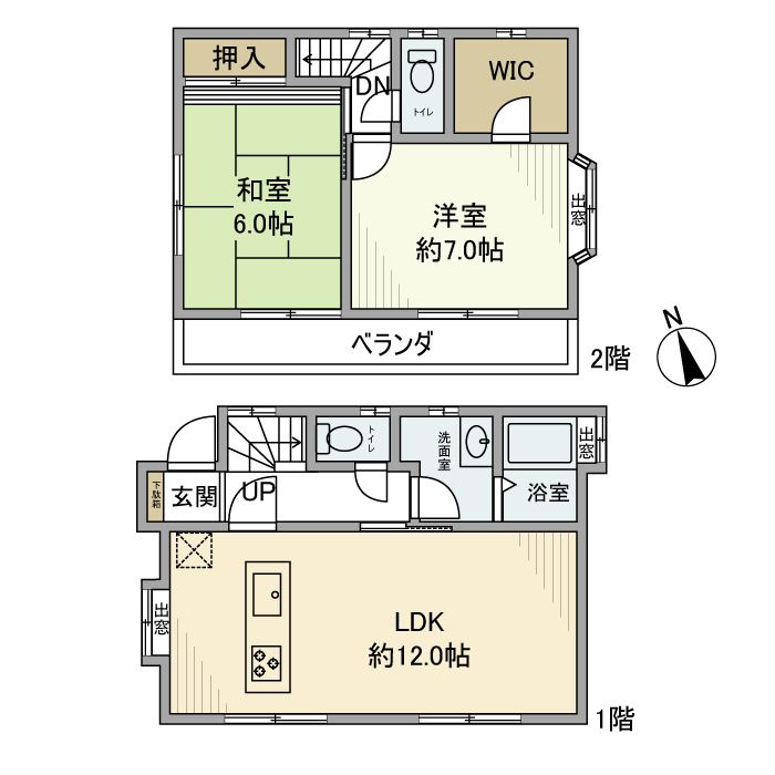 高井戸西戸建  間取り