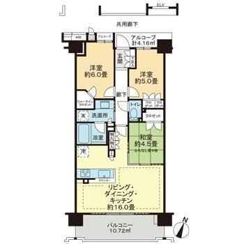 ドレッセ西馬込 間取り