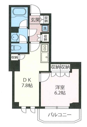 エスティメゾン北新宿 間取り
