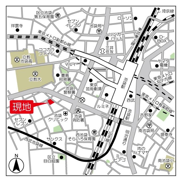 アビタシオン 地図（共通）