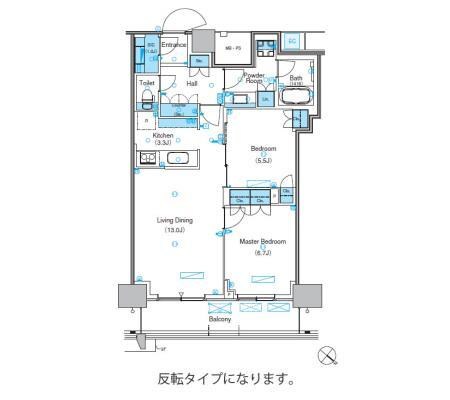 パークアクシス豊洲キャナル 間取り