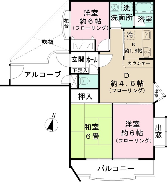 MAC御殿山ホームズ 間取り