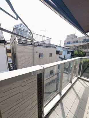 新宿区富久町戸建 ベランダ
