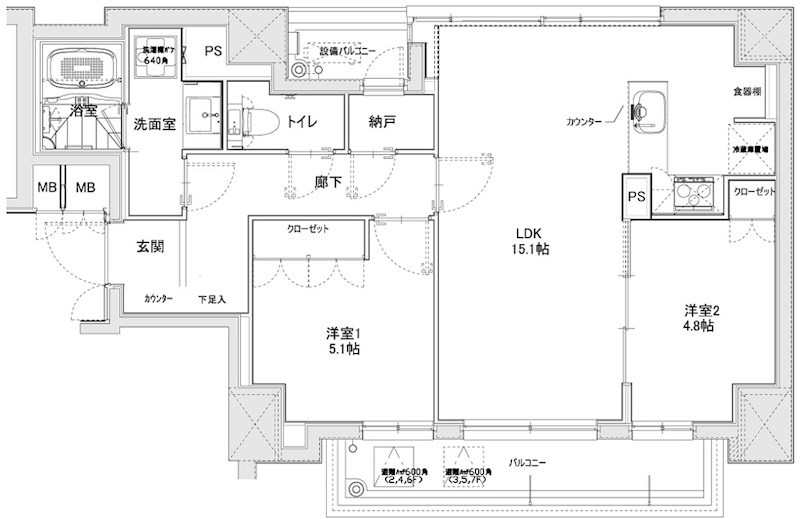 アドニス 間取り
