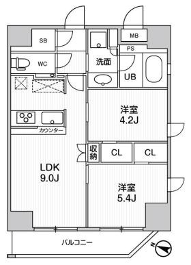 江戸川橋ステーションレジデンス 間取り