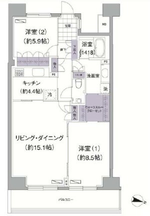 アビティ目黒 間取り