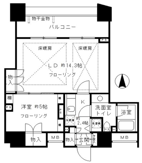 プライア渋谷 間取り
