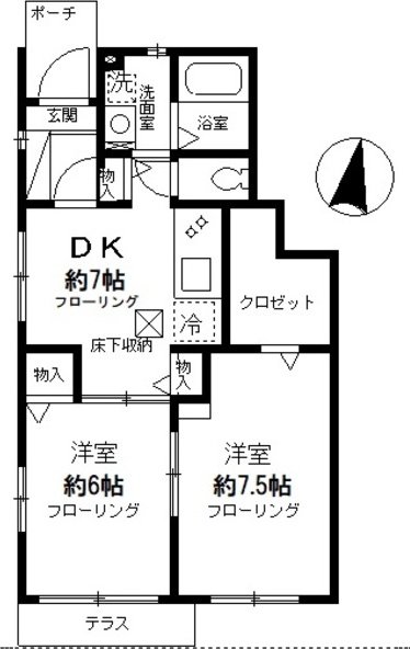 サニーヒルヒバリ7 間取り