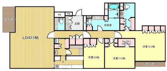 フォレストテラス松濤 間取り