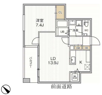 ICON PLACE SHIBAKOEN 間取り