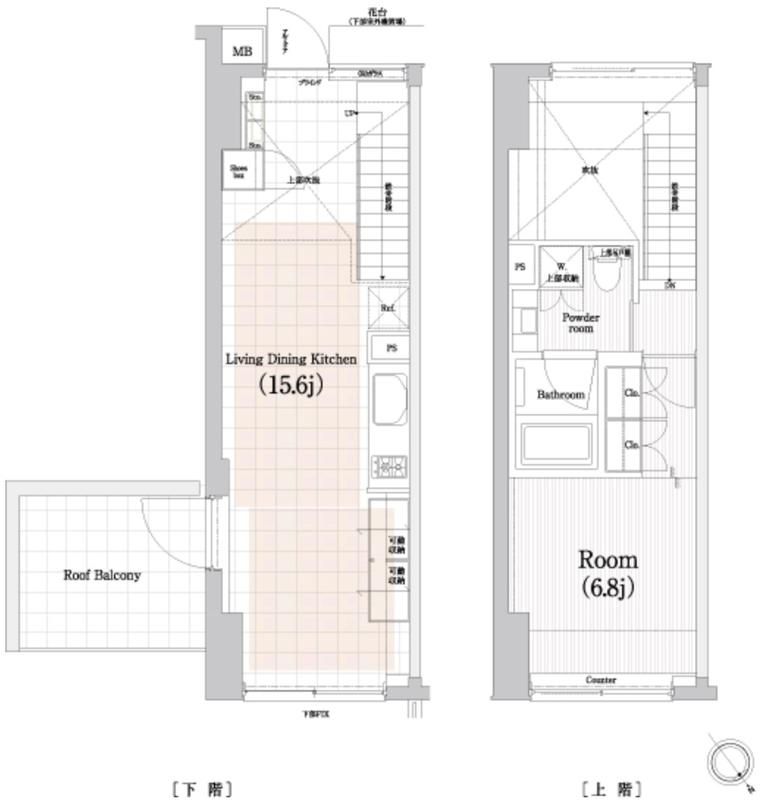 PREMIUM CUBE元代々木 間取り