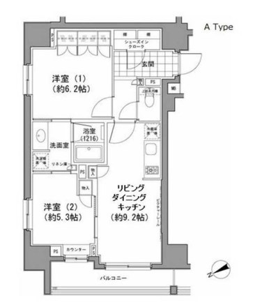 パークハビオ八丁堀 間取り