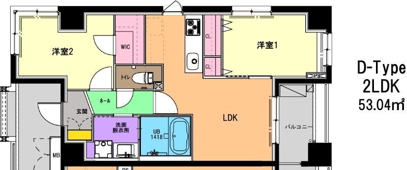 ルヴェール多摩川 間取り