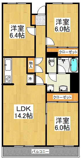 エクセルハイツ 間取り