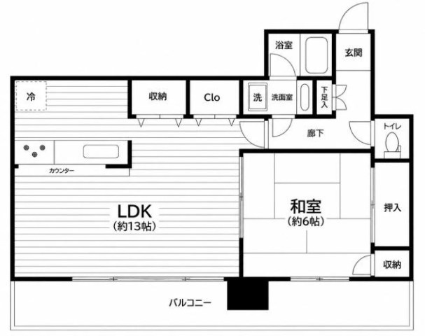 リガーレ日本橋人形町 間取り