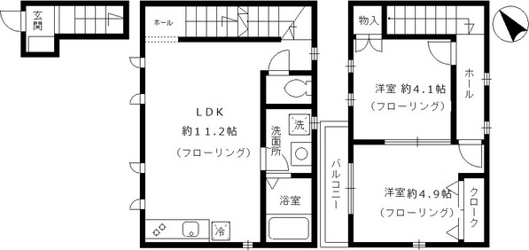 フレア駒込 間取り