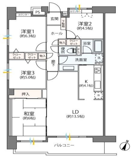 コア・スターレ西大井 間取り