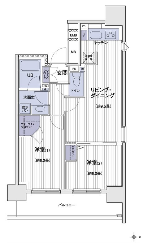 エスティメゾン大島 間取り