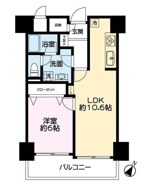 朝日広尾マンション 間取り