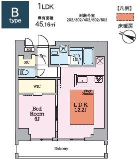 ヴィスタコート幡ヶ谷 間取り