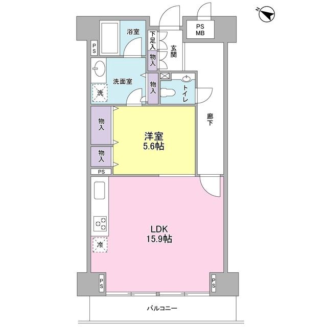 グランドメゾン三軒茶屋 間取り