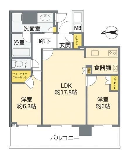 パークタワー晴海 間取り