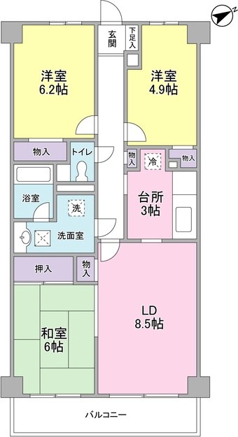 ファーサ宮崎台 間取り