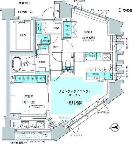 ザ・パークハウス代官山レジデンス 間取り
