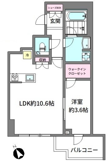 サンウッド吉祥寺フラッツ 間取り