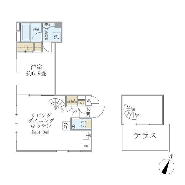 アプリーレ赤坂 間取り