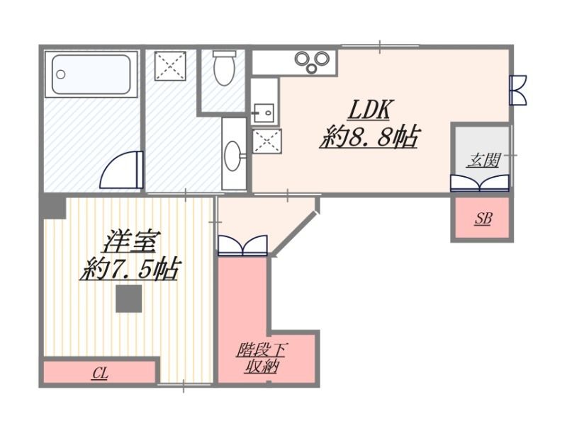 東京都新宿区若葉３丁目 間取り