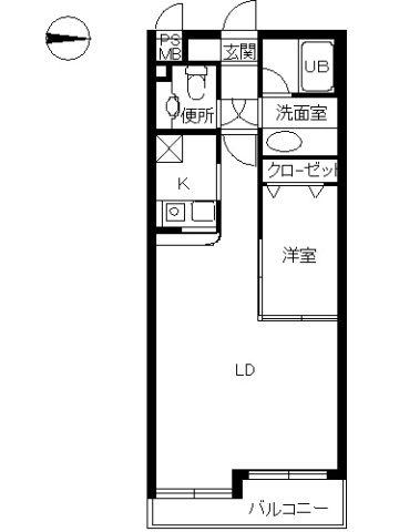 ヴァンテアンライフ高円寺壱番館 間取り