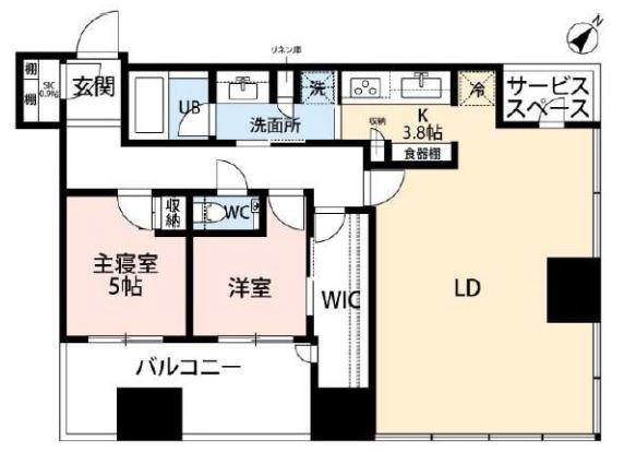 キャピタルゲートプレイス ザ・タワー 間取り