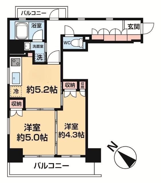アート不動前 間取り